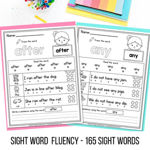 Buy3Get1 FREE B2 - Writing Prompts, Sight Word Fluency, CVC Words, Reading Comprehension