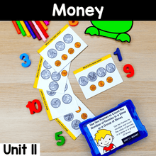 Load image into Gallery viewer, Money - 1st Grade Math Task Cards, Centers, Games - CCSS Aligned