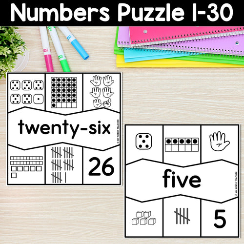 Numbers Puzzle 1-30