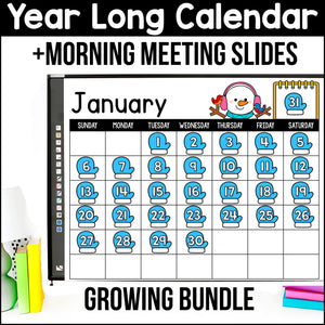 Buy3Get1 FREE B8 - Morning Bins, Kindergarten Centers, Digital Calendar, Numbers 0 to 20