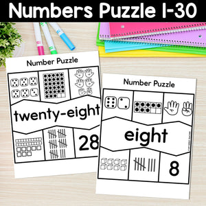 Numbers Puzzle 1-30