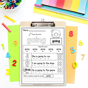 Buy3Get1 FREE B2 - Writing Prompts, Sight Word Fluency, CVC Words, Reading Comprehension