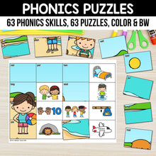 Load image into Gallery viewer, Phonics Puzzles