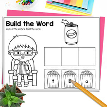 Load image into Gallery viewer, Buy3Get1 FREE B15 - CVC Word Worksheets, Phonics Books, Short Vowels Task Cards