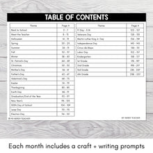 Load image into Gallery viewer, Year-Long Writing Crafts + Prompts BUNDLE