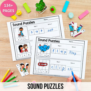 Buy3Get1 FREE B10 - Sound Wall, Literacy Centers, Phonics Assessment, Read and Match