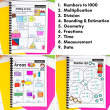 Load image into Gallery viewer, 3rd Grade Math Worksheets MEGA BUNDLE