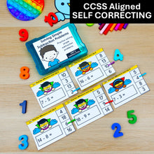 Load image into Gallery viewer, Subtraction - 1st Grade Math Task Cards, Centers, Games - CCSS Aligned