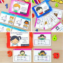 Load image into Gallery viewer, Addition - 1st Grade Math Task Cards, Centers, Games - CCSS Aligned