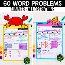 Load image into Gallery viewer, 420 Editable Word Problems Year-Long Bundle - One Step &amp; Multi Step, All Operations