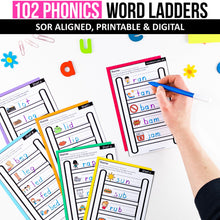 Load image into Gallery viewer, Buy3Get1 FREE B13 - Word Ladders, Decodable Puzzles, Mini Books, I Spy Phonics