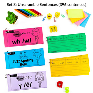 Buy3Get1 FREE B6 - Nonfiction Decodable Passages, Writing Activities, Realistic Passages, Decodable Strips