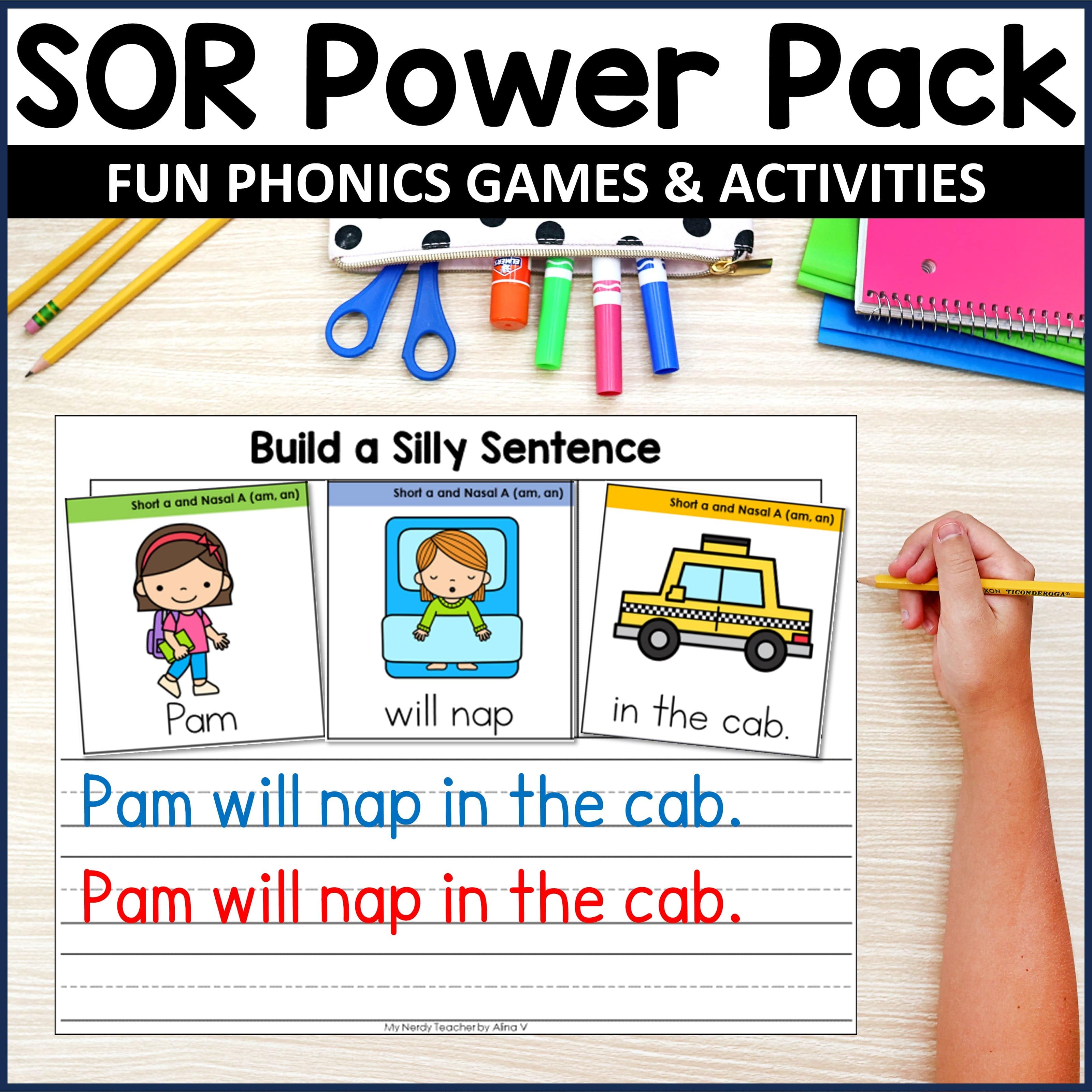 SOR Power Pack: Fun Small Group Games and Activities MEGA BUNDLE – My Nerdy  Teacher