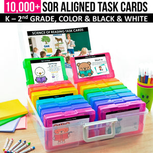 10,000+ SOR Aligned Task Cards MEGA BUNDLE - K - 2nd Grade