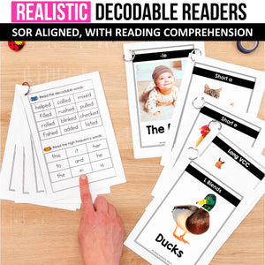 Buy3Get1 FREE B6 - Nonfiction Decodable Passages, Writing Activities, Realistic Passages, Decodable Strips