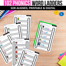 Load image into Gallery viewer, Buy3Get1 FREE B13 - Word Ladders, Decodable Puzzles, Mini Books, I Spy Phonics