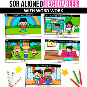 Buy3Get1 FREE B14 - Decodable Readers, Seasonal Passages, Buddy Decodables, Look Alike Words