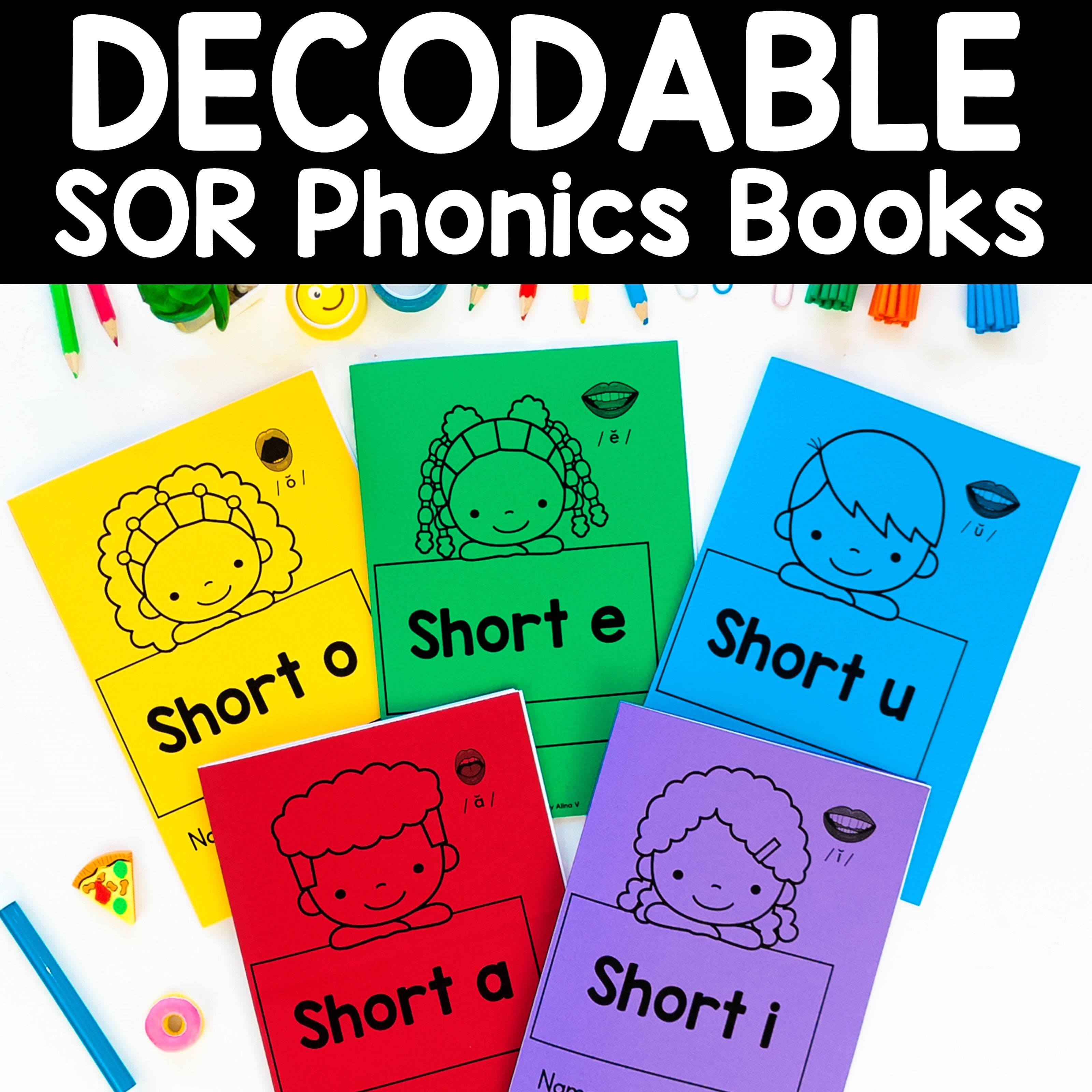 Phonics Books - Science of Reading Aligned - Decodable Passages, Reading and Comprehension Questions