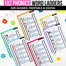 Load image into Gallery viewer, Buy3Get1 FREE B13 - Word Ladders, Decodable Puzzles, Mini Books, I Spy Phonics