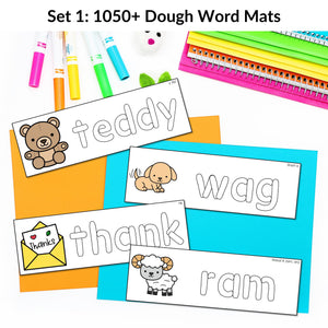 1050+ Dough Word Mats