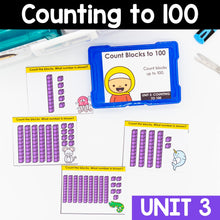 Load image into Gallery viewer, Counting To 100 Kindergarten Math Task Cards - CCSS Aligned
