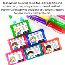 Load image into Gallery viewer, Money - 2nd Grade Math Task Cards - CCSS Aligned