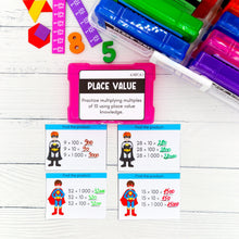 Load image into Gallery viewer, Place Value &amp; Multi-Digit Numbers - 4th Grade Math Task Cards - CCSS Aligned