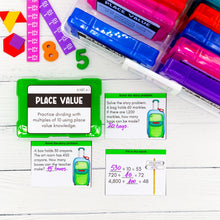 Load image into Gallery viewer, Place Value &amp; Multi-Digit Numbers - 4th Grade Math Task Cards - CCSS Aligned