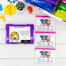 Load image into Gallery viewer, Division - 3rd Grade Math Task Cards - CCSS Aligned