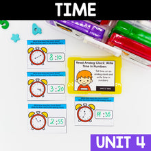 Load image into Gallery viewer, Time - 2nd Grade Math Task Cards - CCSS Aligned