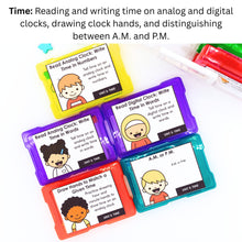 Load image into Gallery viewer, Time - 2nd Grade Math Task Cards - CCSS Aligned