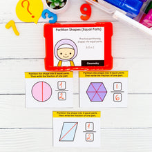 Load image into Gallery viewer, Geometry - 3rd Grade Math Task Cards - CCSS Aligned