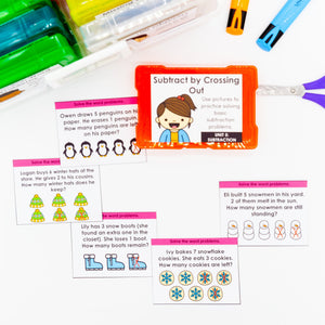 Kindergarten Math Task Cards - CCSS Aligned