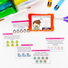 Load image into Gallery viewer, Subtraction Kindergarten Math Task Cards - CCSS Aligned