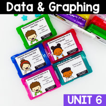 Load image into Gallery viewer, Data &amp; Graphing - 2nd Grade Math Task Cards - CCSS Aligned