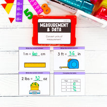Load image into Gallery viewer, Measurement &amp; Data - 4th Grade Math Task Cards - CCSS Aligned