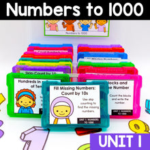 Load image into Gallery viewer, Numbers to 1000 - 2nd Grade Math Task Cards - CCSS Aligned