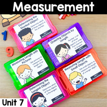Load image into Gallery viewer, Measurement - 1st Grade Math Task Cards, Centers, Games - CCSS Aligned