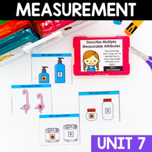Load image into Gallery viewer, Measurement Kindergarten Math Task Cards - CCSS Aligned