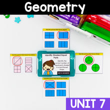 Load image into Gallery viewer, Geometry - 2nd Grade Math Task Cards - CCSS Aligned