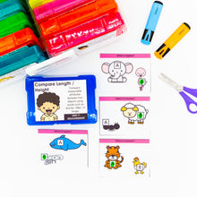 Load image into Gallery viewer, Measurement Kindergarten Math Task Cards - CCSS Aligned