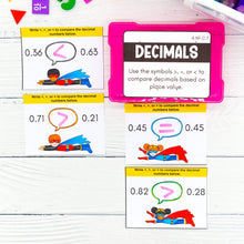 Load image into Gallery viewer, Decimals - 4th Grade Math Task Cards - CCSS Aligned