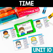Load image into Gallery viewer, Time Kindergarten Math Task Cards - CCSS Aligned