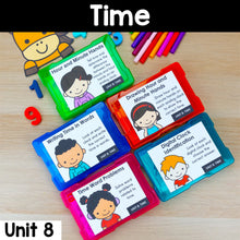 Load image into Gallery viewer, Time - 1st Grade Math Task Cards, Centers, Games - CCSS Aligned