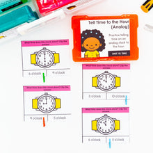 Load image into Gallery viewer, Time Kindergarten Math Task Cards - CCSS Aligned