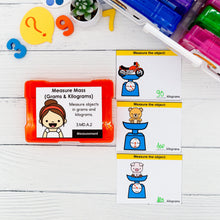 Load image into Gallery viewer, Measurement - 3rd Grade Math Task Cards - CCSS Aligned