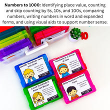Load image into Gallery viewer, Numbers to 1000 - 2nd Grade Math Task Cards - CCSS Aligned