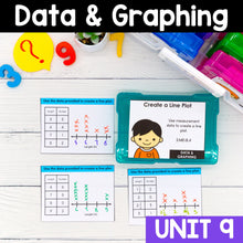 Load image into Gallery viewer, Data &amp; Graphing - 3rd Grade Math Task Cards - CCSS Aligned
