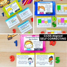 Load image into Gallery viewer, Graphing &amp; Data - 1st Grade Math Task Cards, Centers, Games - CCSS Aligned