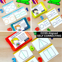Load image into Gallery viewer, Geometry  - 1st Grade Math Task Cards, Centers, Games - CCSS Aligned